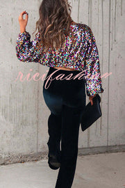 Dream Girl Sequin Crop Top