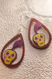 Halloween Horror and Fun Series Wooden Earrings