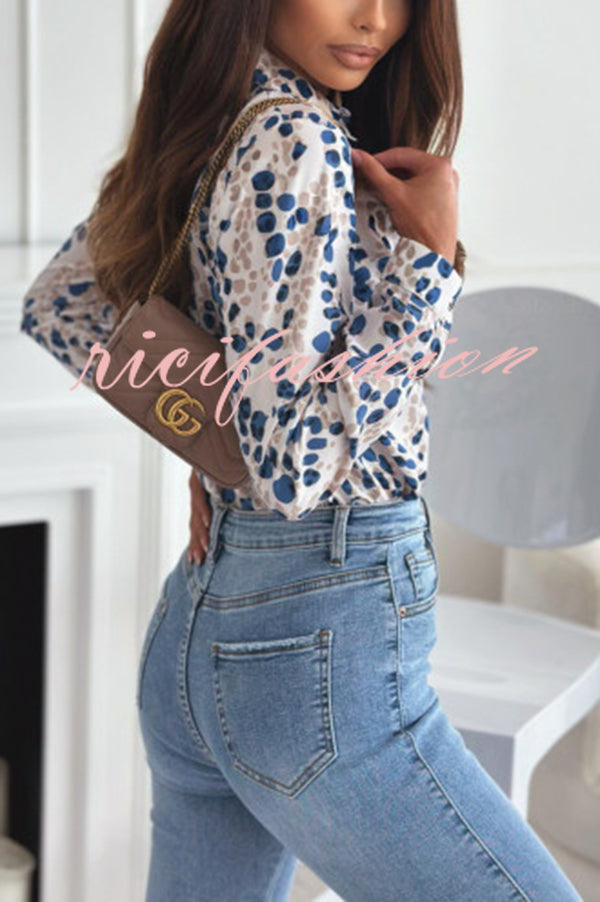 Fashion Printed Long Sleeve Casual Shirt