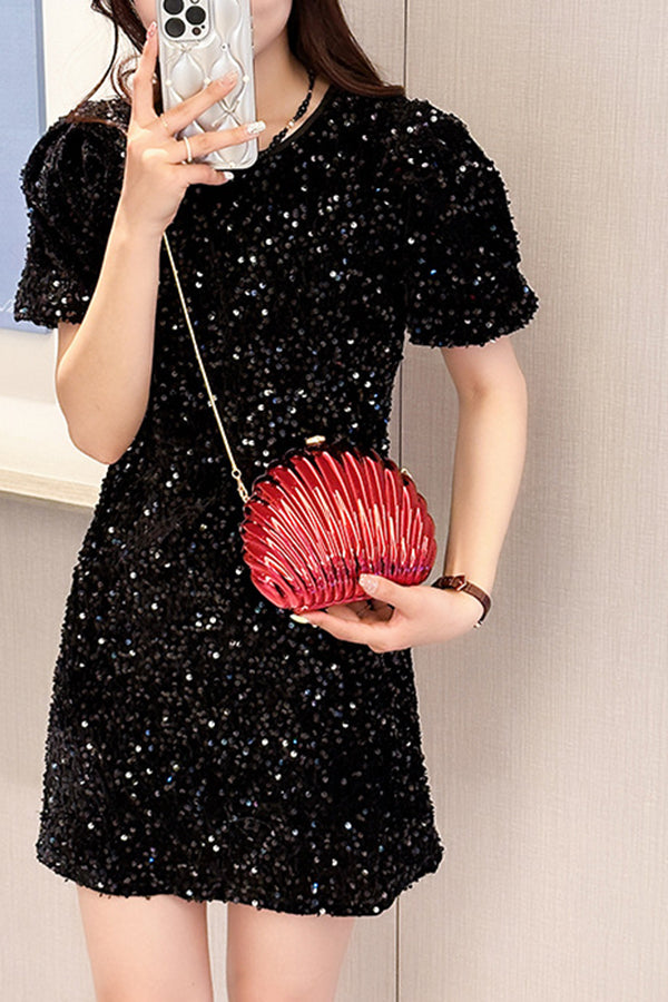 Fashionable and Elegant Chain Lock Shell Bag