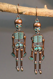 Halloween Dark Style Skull Earrings