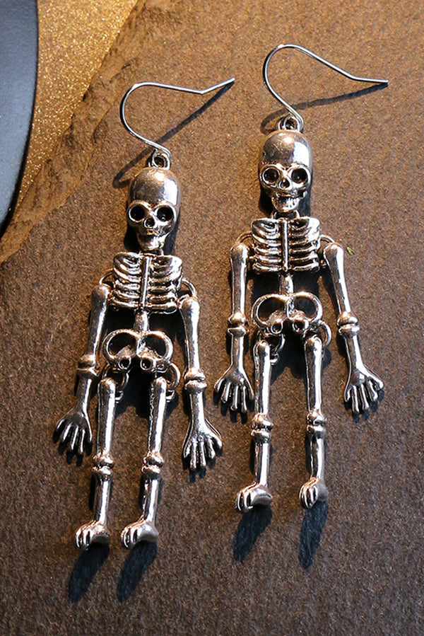 Halloween Dark Style Skull Earrings