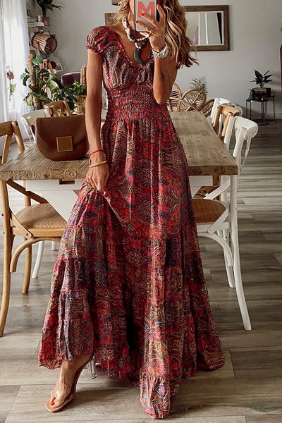 Endless Love Story Paisley Maxi Dress