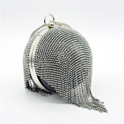 Fashionable Tassel Diamond Ball Evening Handbag