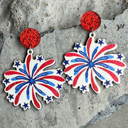 American Independence Day Flag Earrings